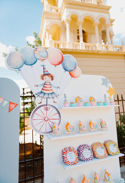 Magic Circus Girl · Βάπτιση με θέμα το τσίρκο 2