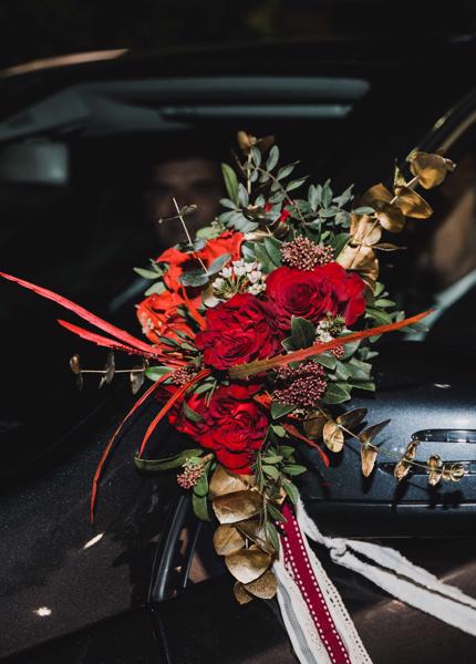 Extravaganza red wedding · Γάμος σε κόκκινο 3