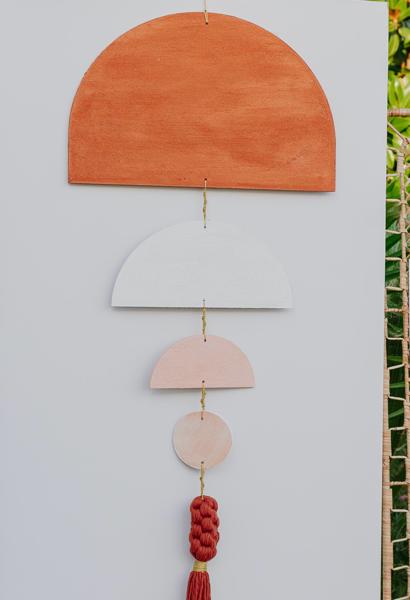Peach shades in ceramic · Γάμος σε ροδακινί 14